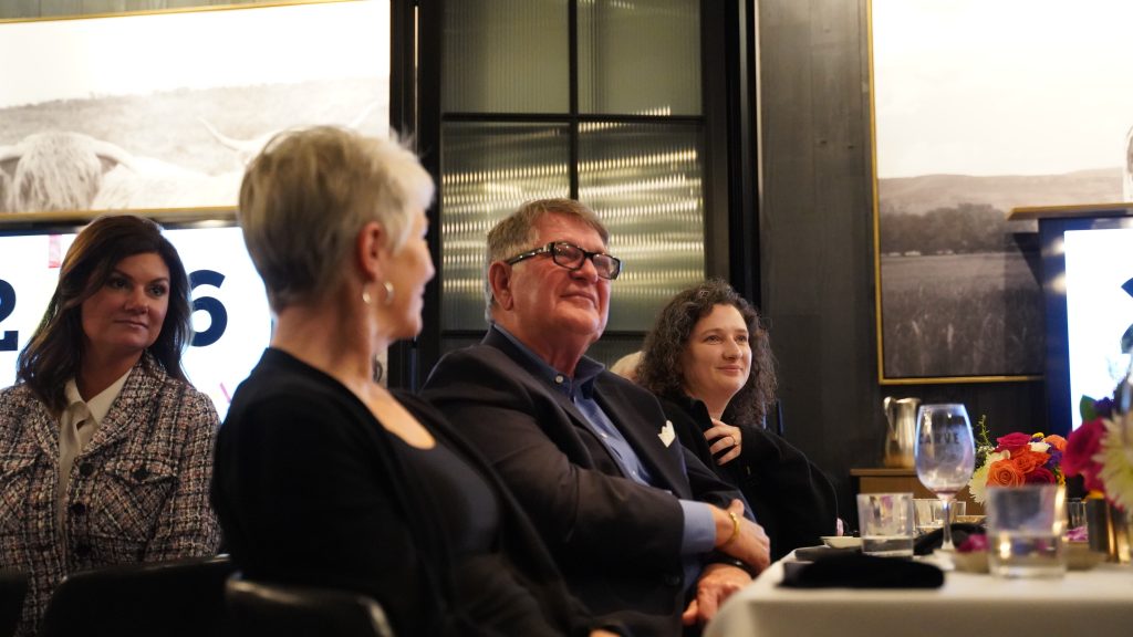 Allen Messer sitting at the table
