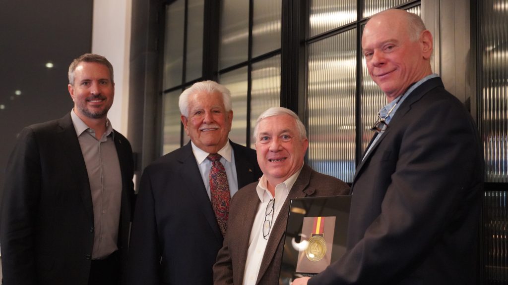 Chuck Hembree receives award